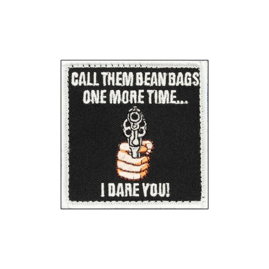 "Call Them Bean Bags One More Time" Embroidered Velcro Patch - Brotherhood Cornhole