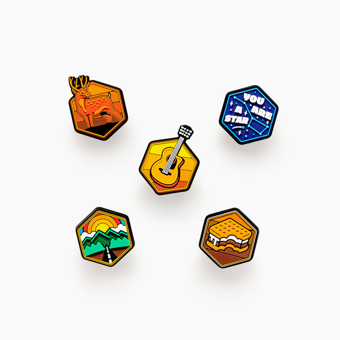 Camping Popinz 5 Pack Shoe Charms