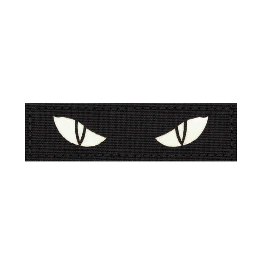 "Cat Eyes" Glow - In - The - Dark Embroidered Velcro Patch - Brotherhood Cornhole