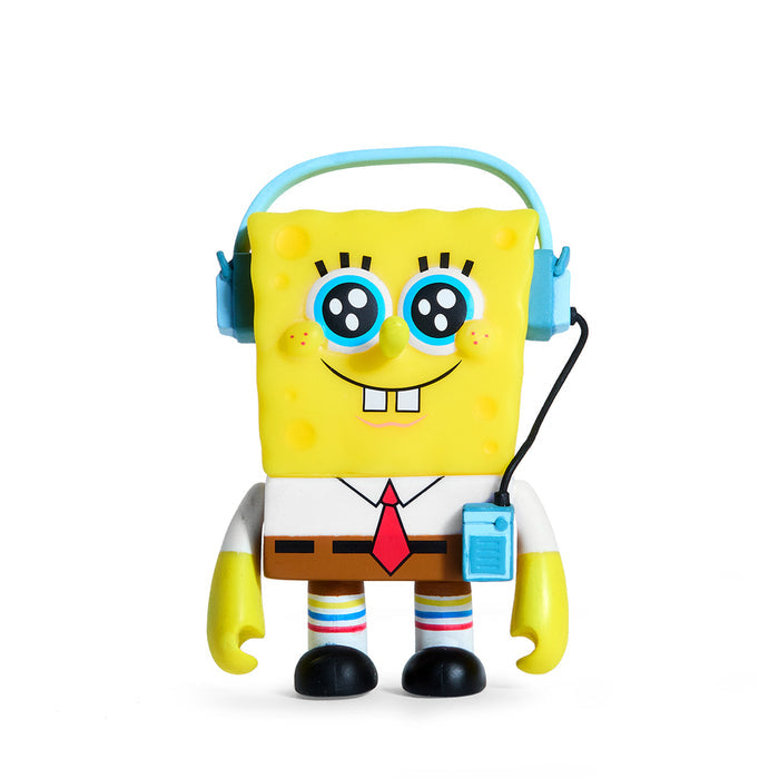 Set of SpongeBob SquarePants 3-inch vinyl mini figures featuring Disco SpongeBob and other character designs.