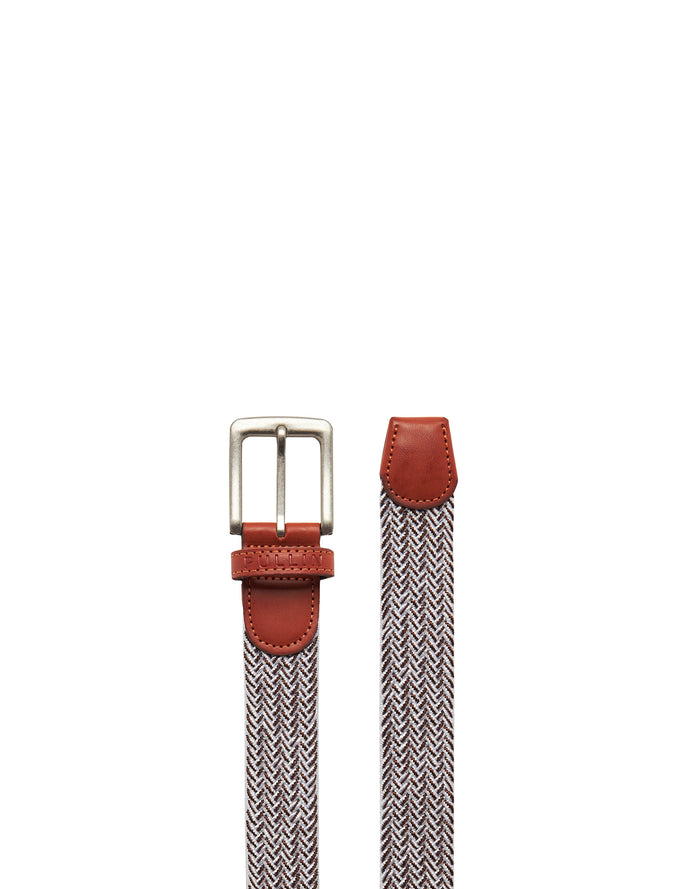 ceinture stretch whitebrown PULLIN en polyester