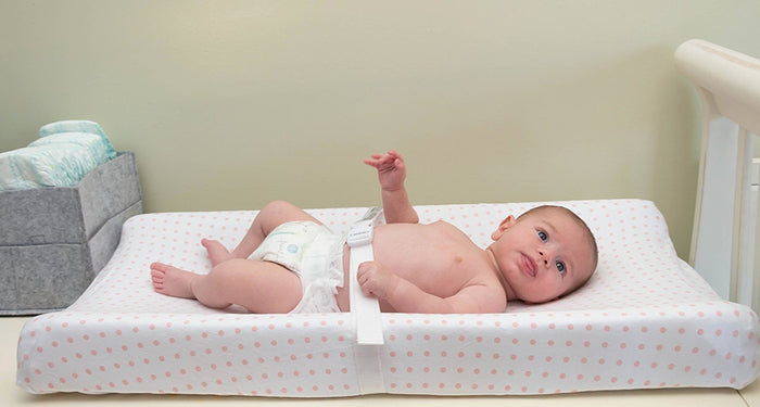 Changing Pad Cover / Cradle Sheet Set I Pink Chevron and Polka Dots