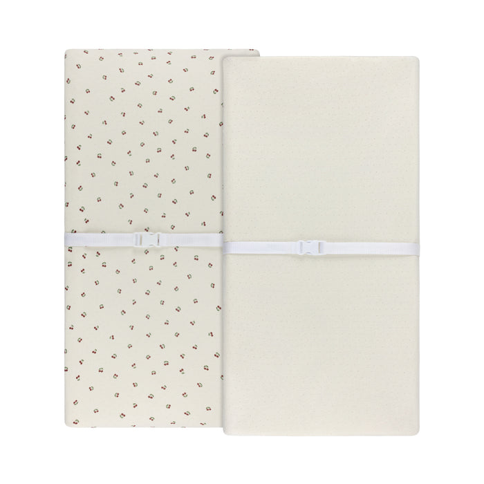 Combed Cotton Red Cherry Covers