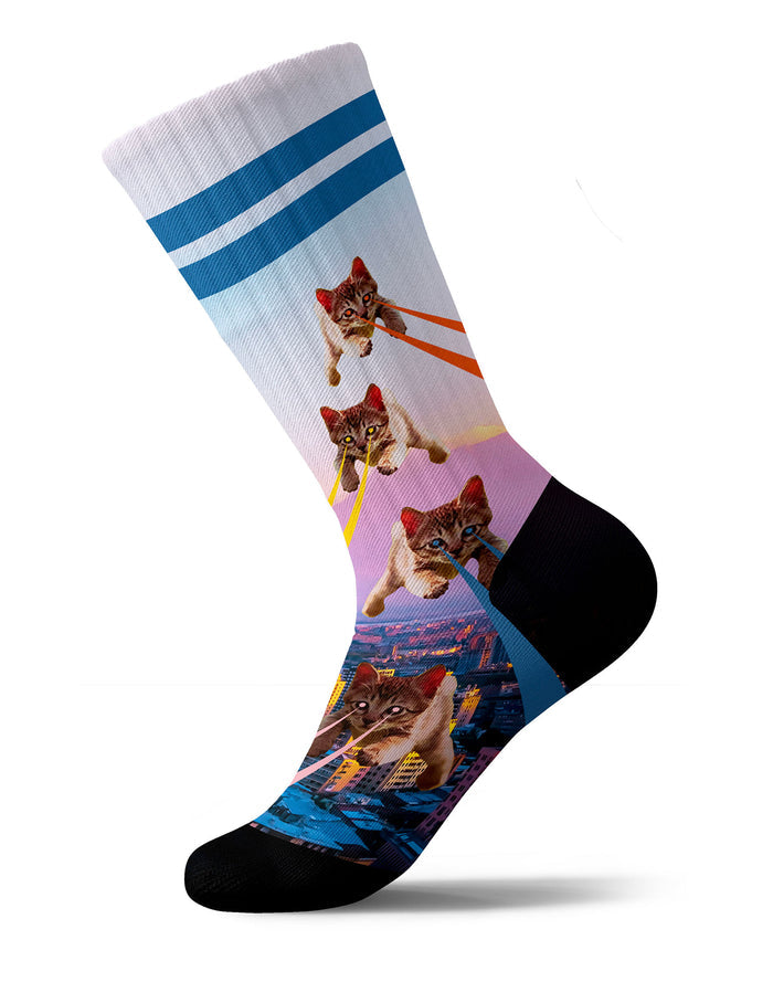 chaussettes sublimées catattack PULLIN