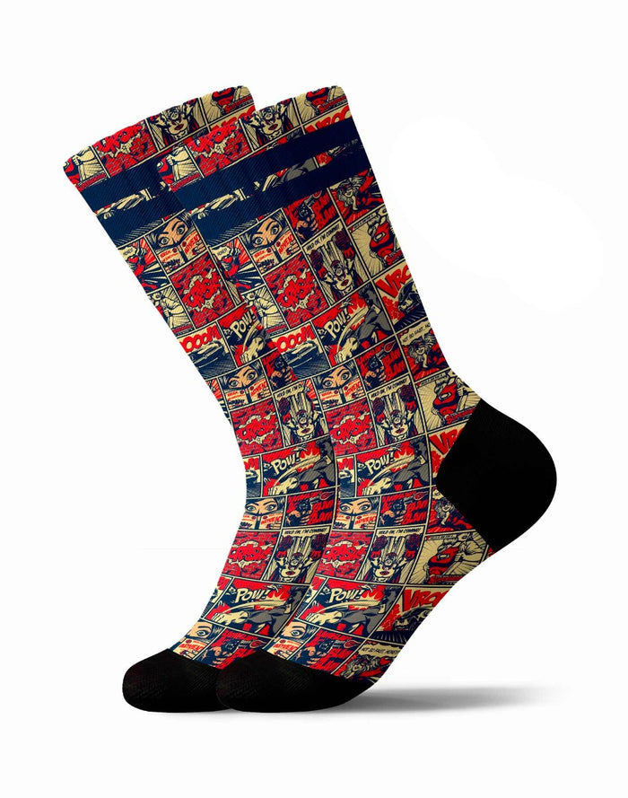 chaussettes sublimées comic PULLIN