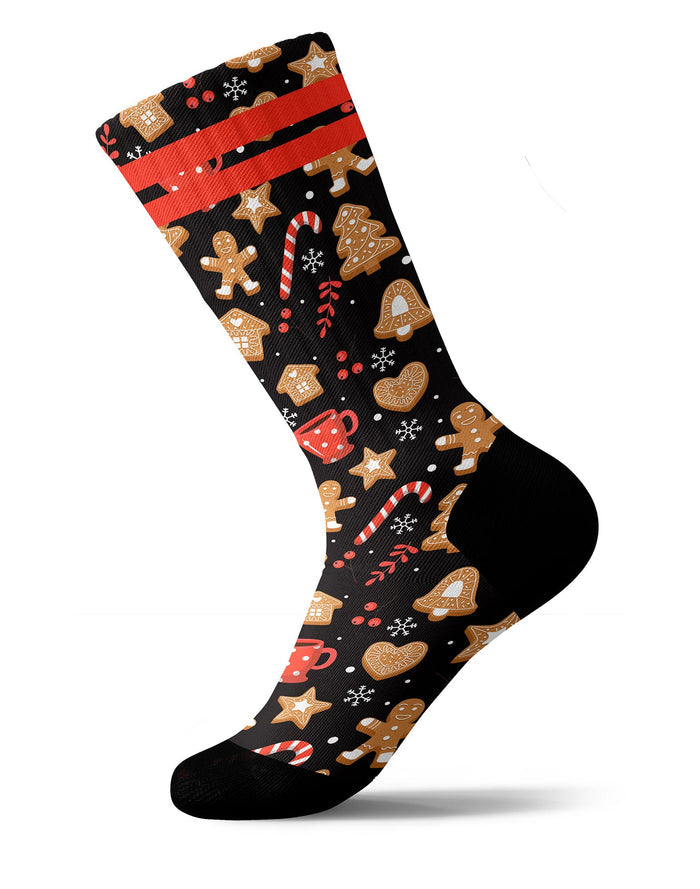 chaussettes sublimées gingerbread PULLIN