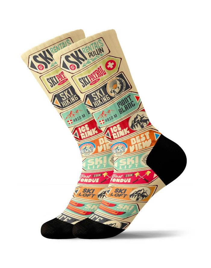 chaussettes sublimées skisig PULLIN