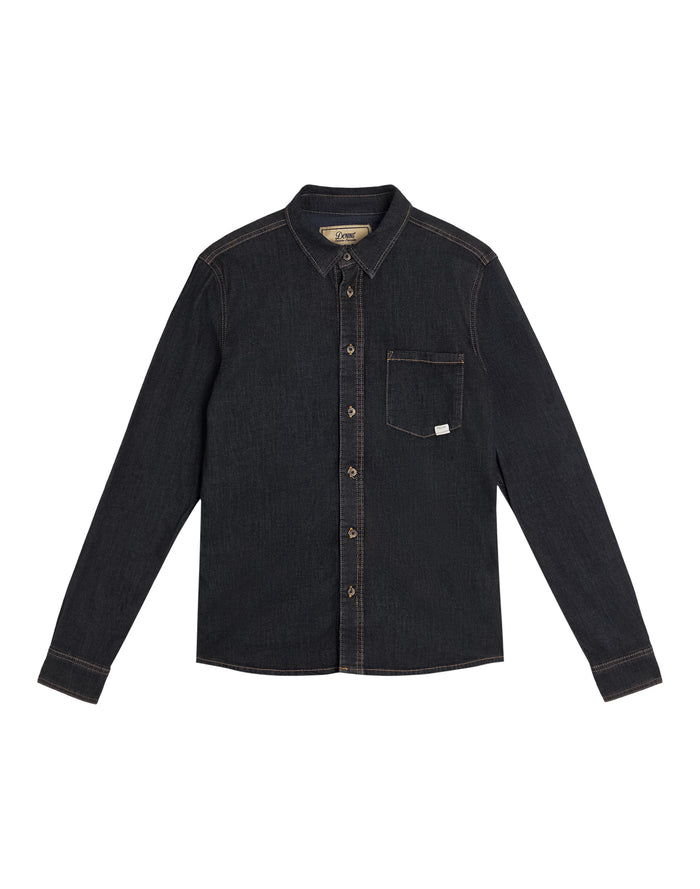 chemise darkblue PULLIN en cotton