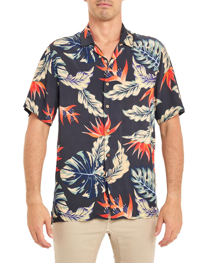 chemise hawaïenne nightjungl PULLIN en viscose