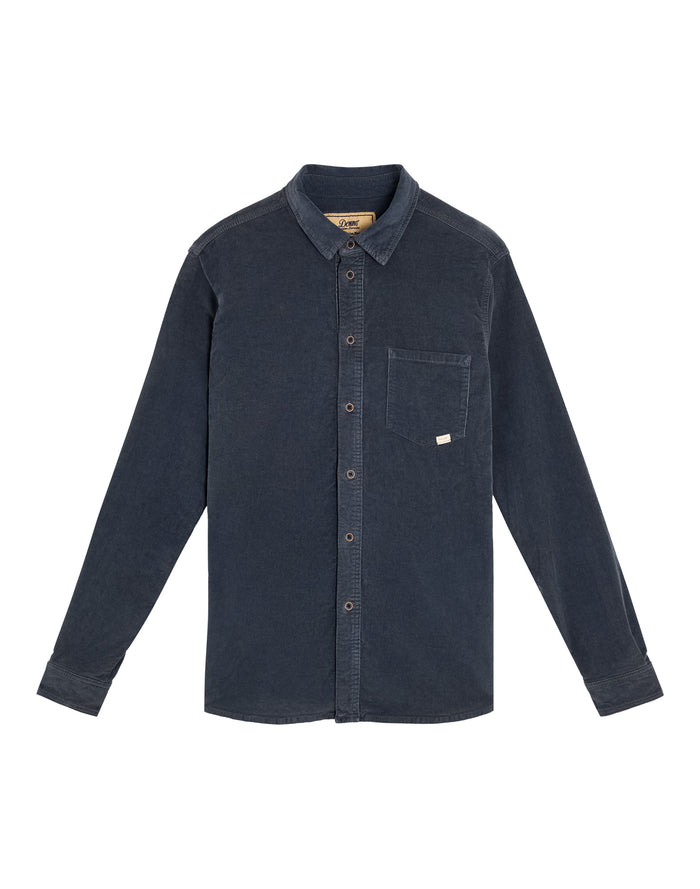 chemise velours deepnight PULLIN en cotton