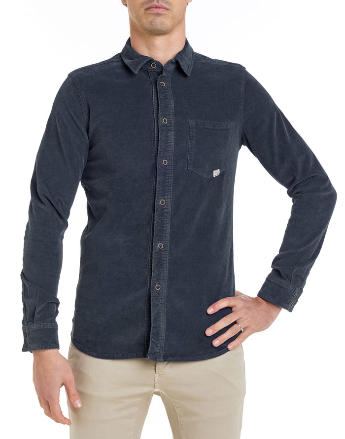 chemise velours deepnight PULLIN en cotton