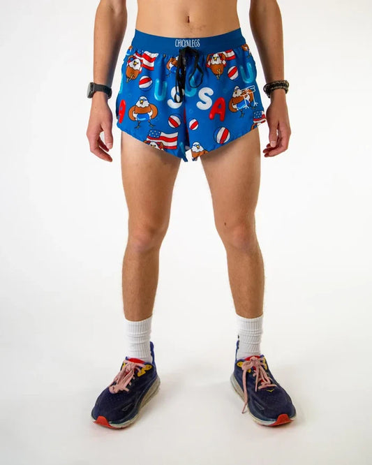 Chicknlegs -  Men's 2" Split Shorts