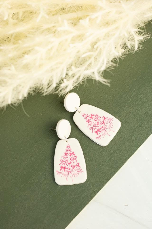Christmas Clay Earrings