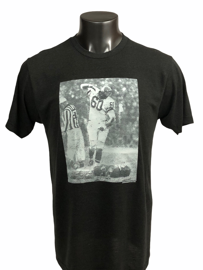 CHUCK BEDNARIK PHILADELPHIA EAGLES "CONCREATE CHARLIE" RETRO ADULT T-SHIRT
