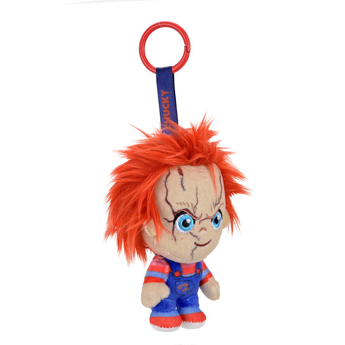 Evil Chucky plush charm from Child's Play 2 featuring a detailed plush toy of the iconic horror character.