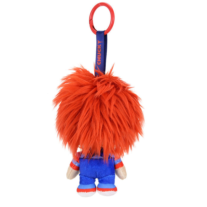 Evil Chucky plush charm from Child's Play 2 featuring a detailed, soft plush of the notorious horror character.