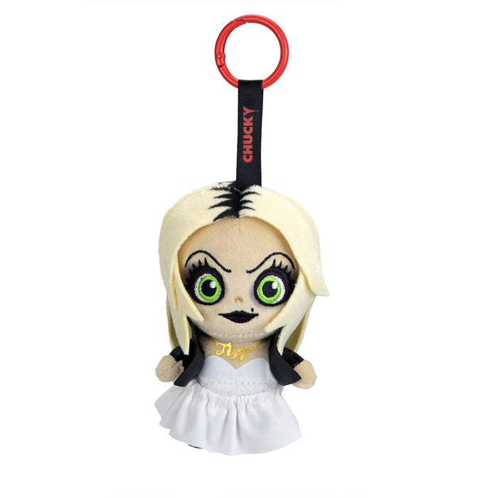 Chucky Tiffany plush charm from Child's Play 2, soft fabric toy with detailed stitching, designed as a collectible plush accessory.