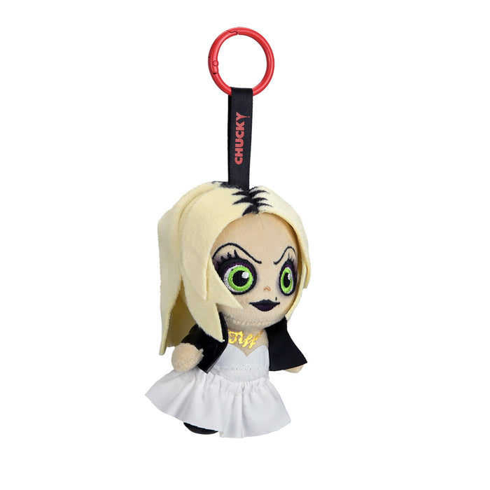 Chucky Tiffany plush charm from Child's Play 2 featuring detailed fabric and stitching, collectible soft toy accessory.