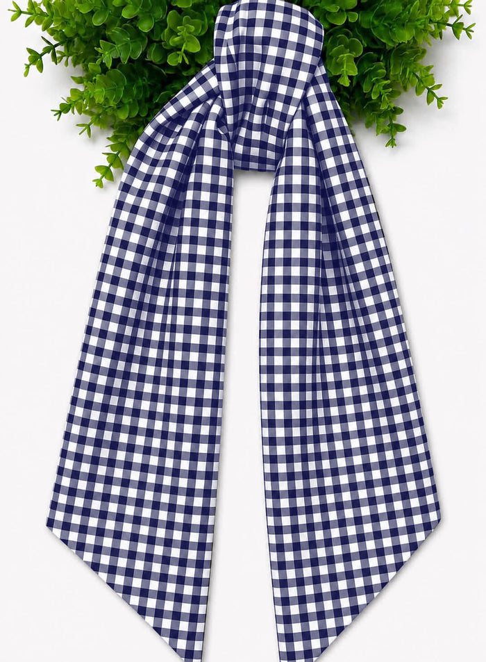Classic 1/4" Check Canvas Wreath Sash