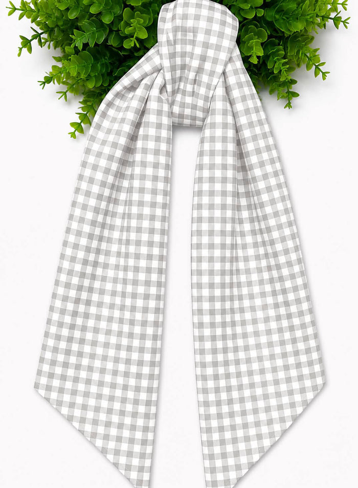 Classic 1/4" Check Canvas Wreath Sash