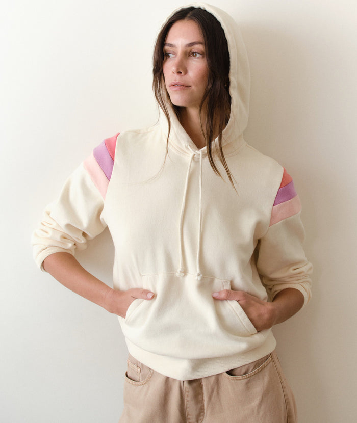 Cloud 9 Fleece Banks Hoodie - Antique White