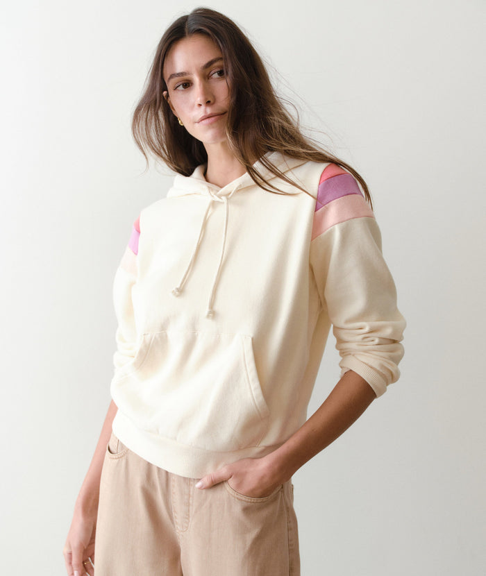 Cloud 9 Fleece Banks Hoodie - Antique White