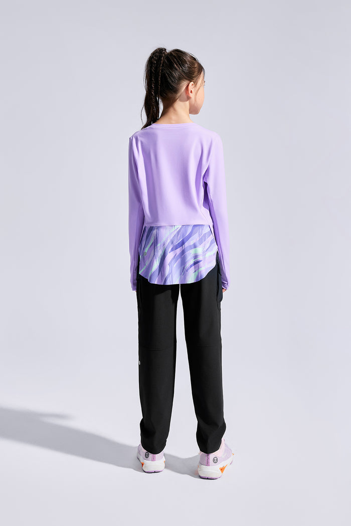 Long Sleeve Sport Tee **Whelan Purple**