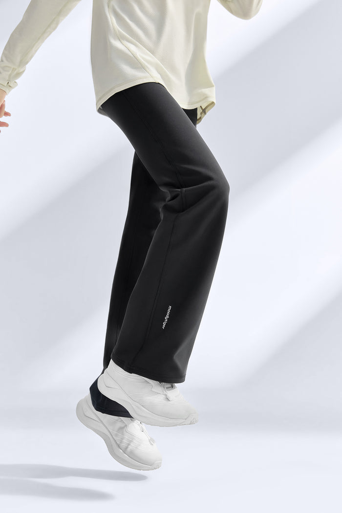 Cloudie Essential Bootcut Leggings **Charcoal Black**