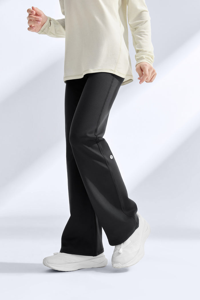 Cloudie Essential Bootcut Leggings **Charcoal Black**