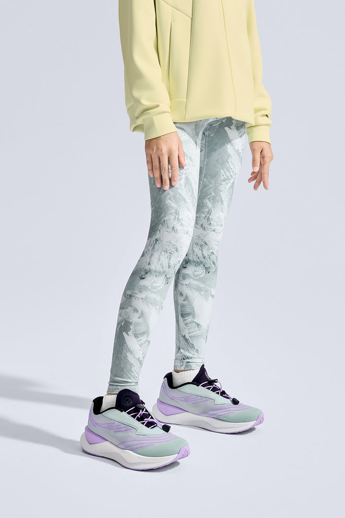 Cloudie Essential Printed Leggings **Mountain Sound White**