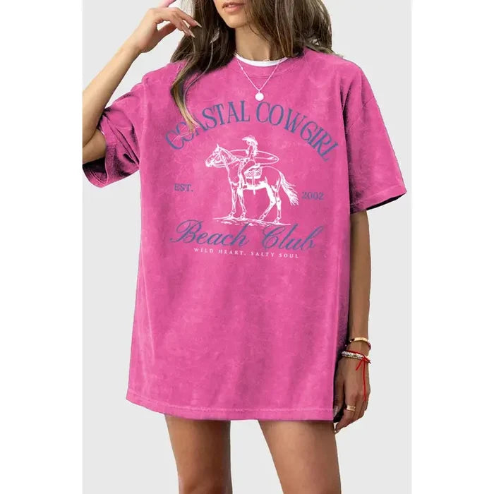 Coastal Cowgirl Oversized Graphic Tee