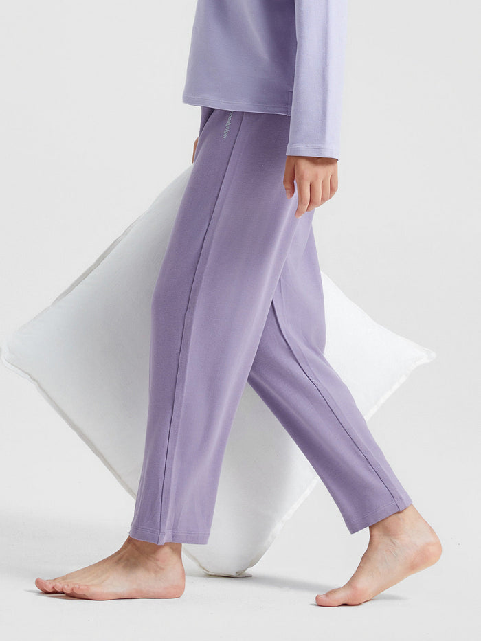 Color Block Lounge Pants **Chalk Violet**