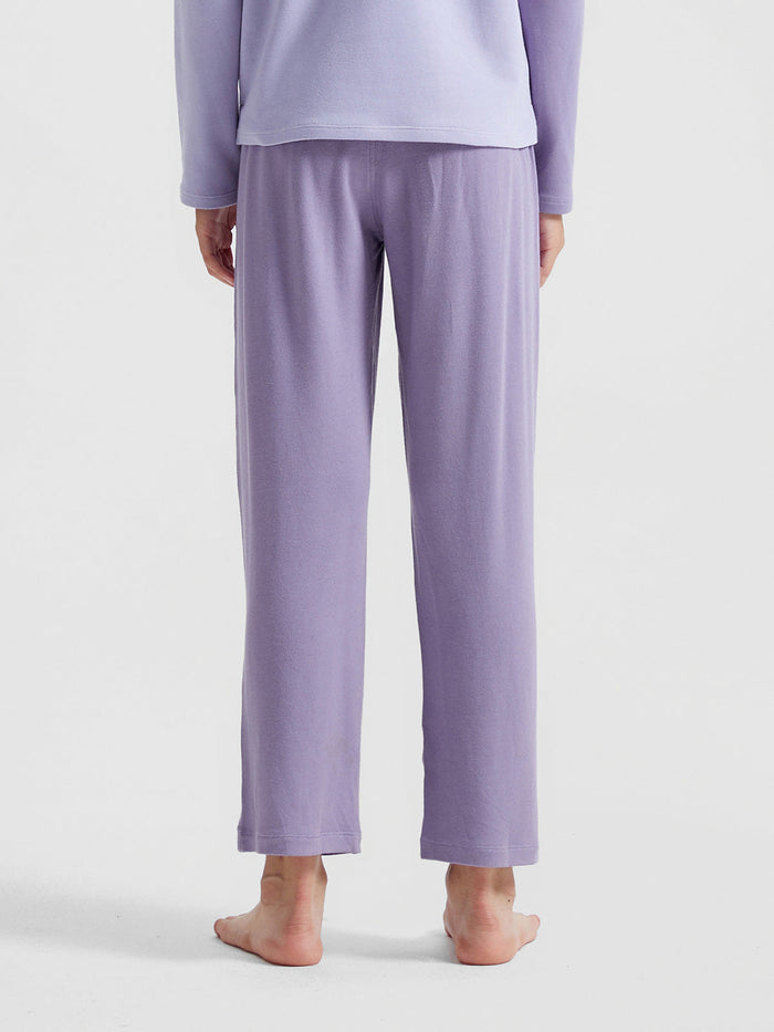Color Block Lounge Pants **Chalk Violet**