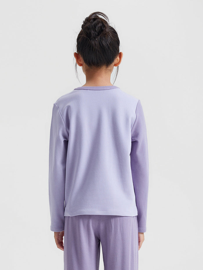 Color Block Lounge Top **Chalk Violet**