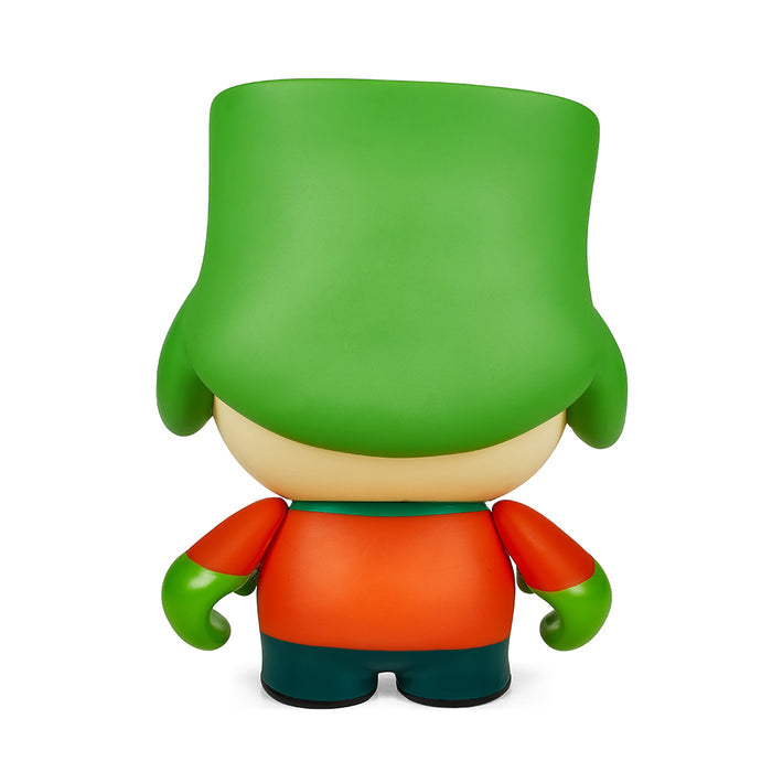 South Park Kyle Anatomy glow-in-the-dark vinyl art figure, 8-inch limited edition collectible by Kidrobot, featuring detailed anatomy design.
