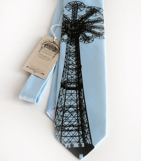 Black ink on sky blue.