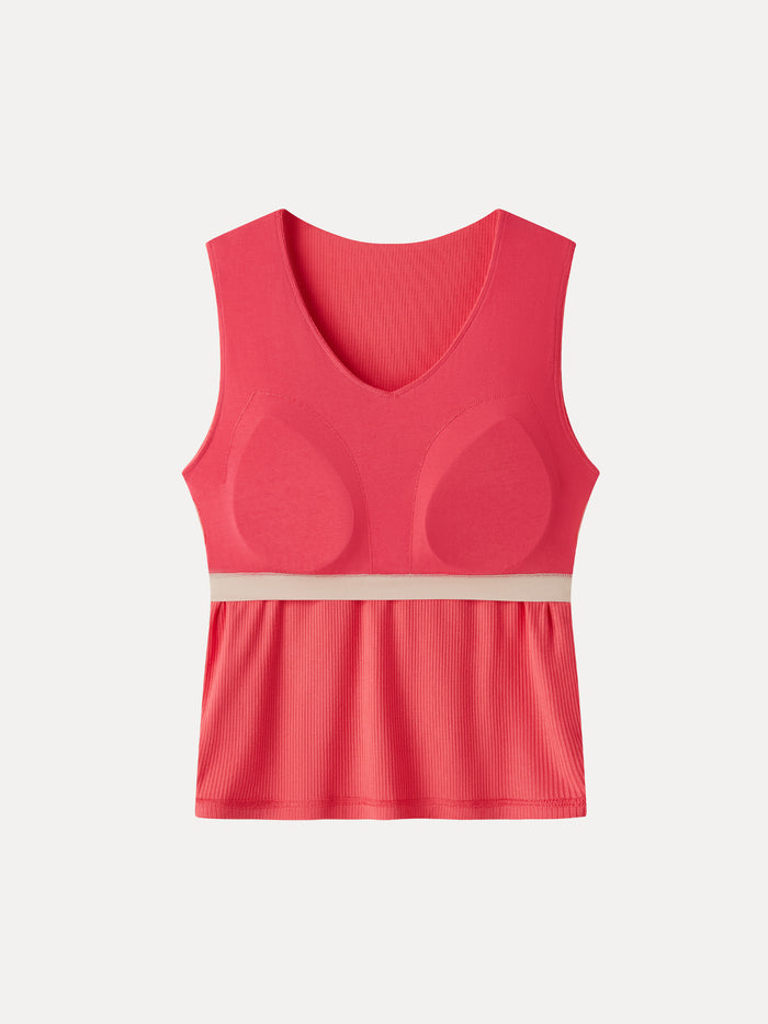 OGLmove CoolTouch V-Neck Wide Shoulder Bra Tank