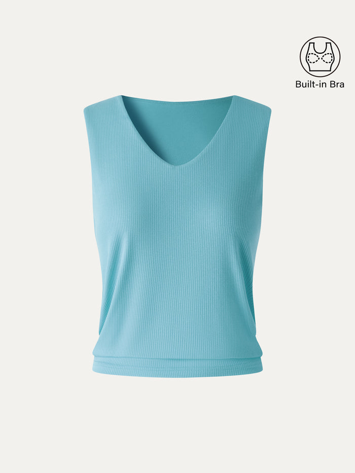 OGLmove CoolTouch V-Neck Wide Shoulder Bra Tank