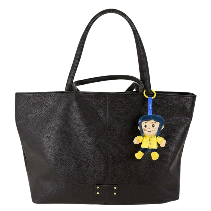 Coraline plush charm by Coraline, soft and detailed, ideal for collectors and fans of the Coraline character.