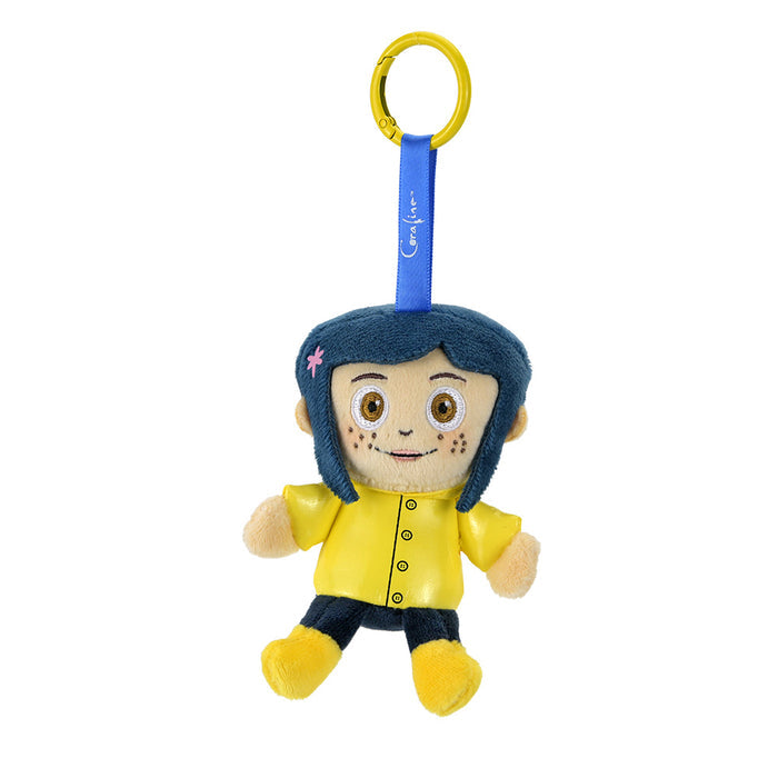 Coraline plush charm from Coraline featuring a soft, detailed plush figure, perfect for collectors and fans of the animated film