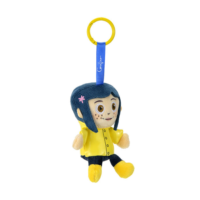 Coraline plush charm from Coraline featuring a soft, detailed plush doll with button eyes, perfect for collectors or accessories.