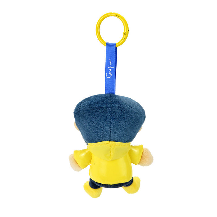 Coraline plush charm from Coraline, featuring a soft, detailed plush figure of Coraline for collectible or decorative use.