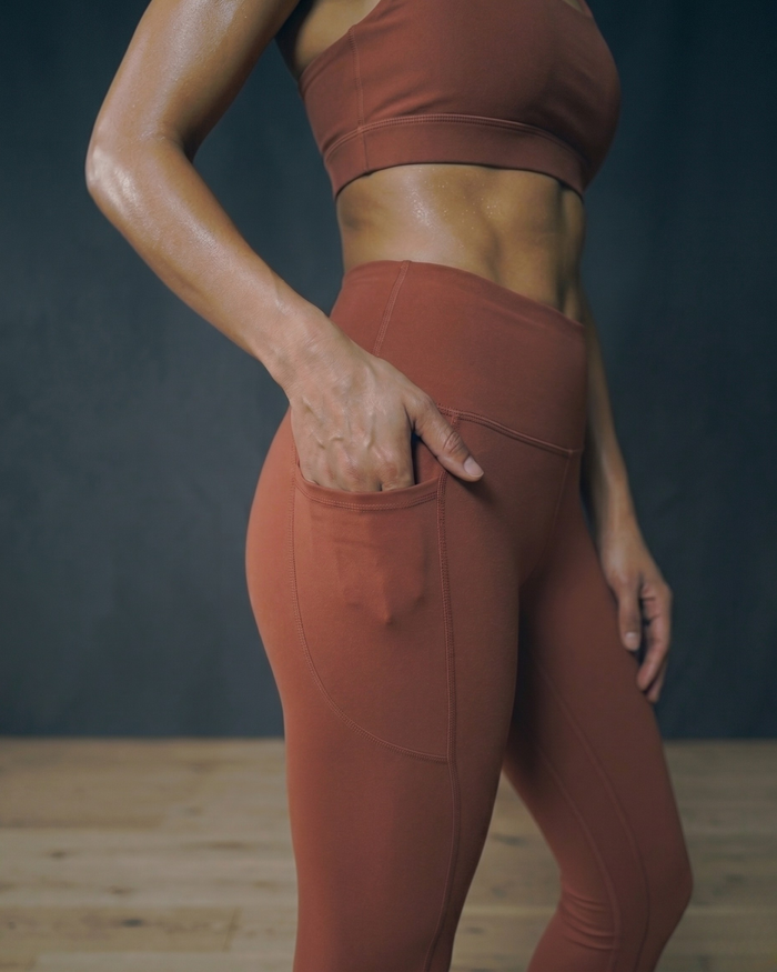 Core Leggings in Power Pink