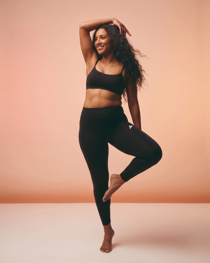 Core Leggings in Raven Black