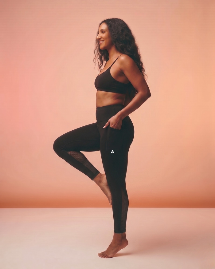 Core Leggings in Raven Black