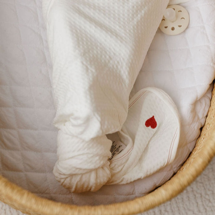 Cotton - Embroidered Heart and Star Collection - Blanket