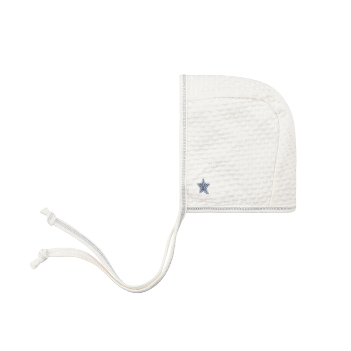 Cotton - Embroidered Heart and Star Collection - Bonnet