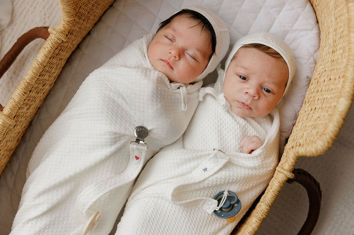 Cotton - Embroidered Heart and Star Collection - Bonnet