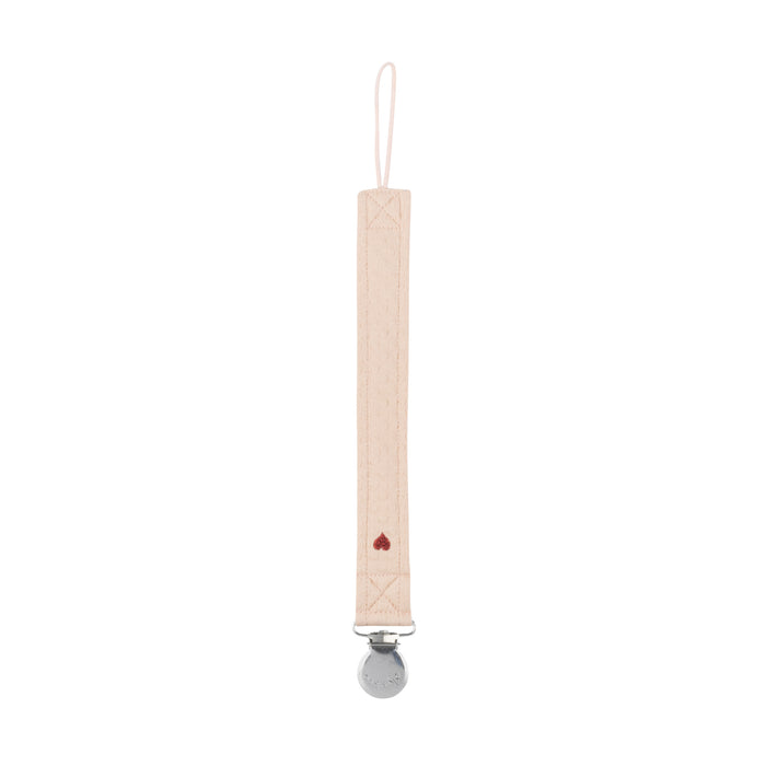 Cotton - Embroidered Heart and Star Collection-Paci Clip