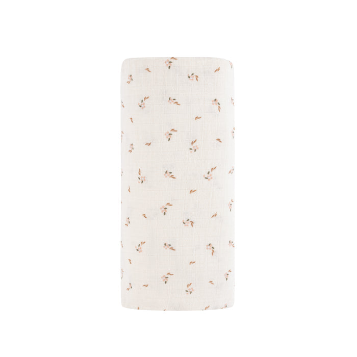 Cotton - Printed Floral - Muslin swaddle